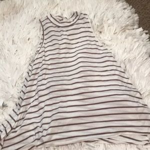 Sleeveless turtleneck tunic Shirt